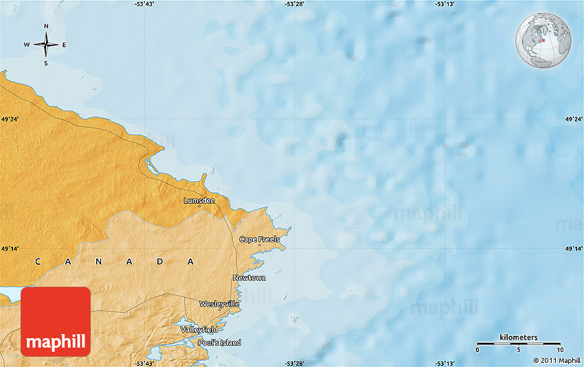 Political Map of Lumsden