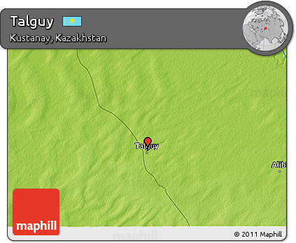 Physical 3D Map of Talguy