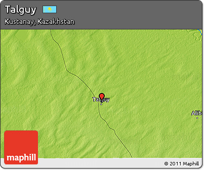 Physical 3D Map of Talguy