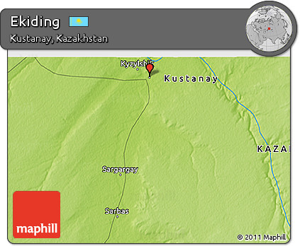 Physical 3D Map of Ekiding
