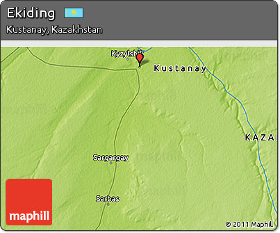 Physical 3D Map of Ekiding