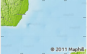 Physical Map of the area around 49° 19' 21" N, 67° 4' 29" W