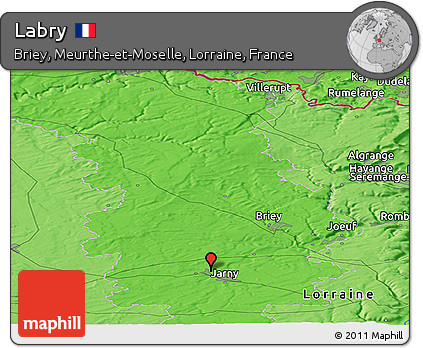 Political Panoramic Map of Labry
