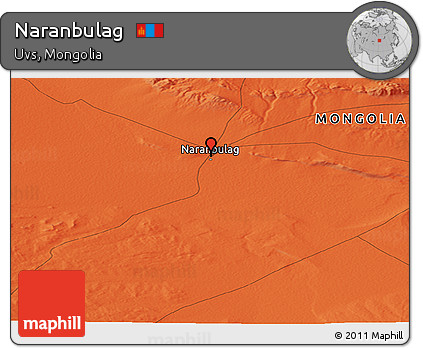 Political Panoramic Map of Naranbulag