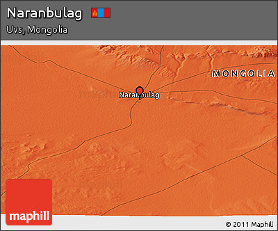 Political Panoramic Map of Naranbulag