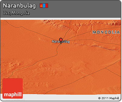 Political Panoramic Map of Naranbulag
