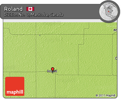 Physical 3D Map of Roland