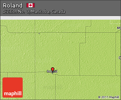 Physical 3D Map of Roland