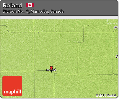 Physical 3D Map of Roland