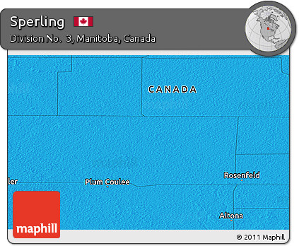 Political Panoramic Map of Sperling