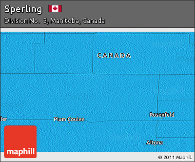 Political Panoramic Map of Sperling