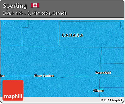Political Panoramic Map of Sperling