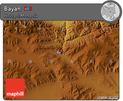 Physical Map of Bayan