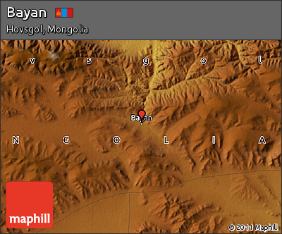Physical Map of Bayan