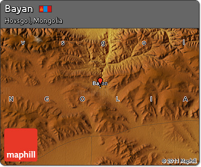 Physical Map of Bayan