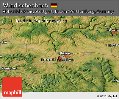 Satellite 3D Map of Windischenbach