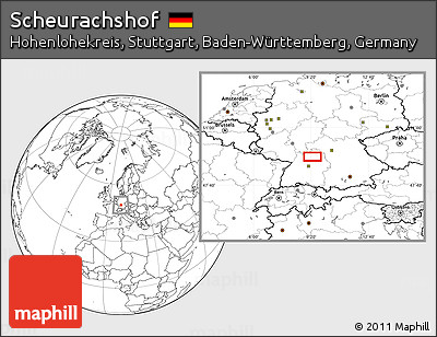Blank Location Map of Scheurachshof