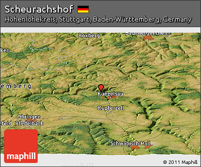 Satellite Panoramic Map of Scheurachshof