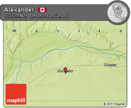 Physical Map of Alexander