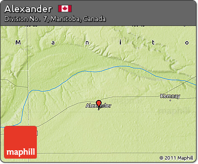 Physical Map of Alexander