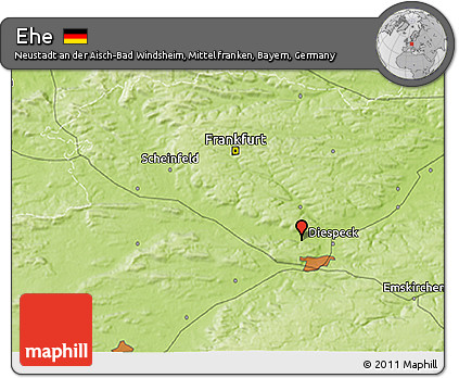 Physical 3D Map of Ehe