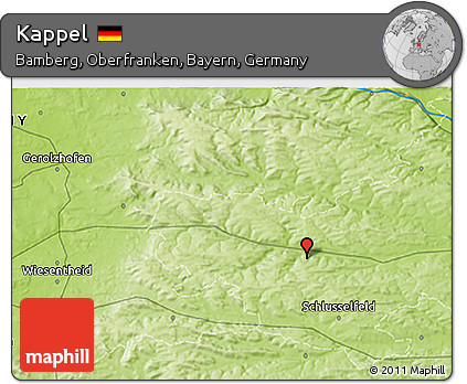 Physical 3D Map of Kappel