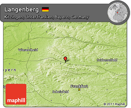 Physical 3D Map of Langenberg