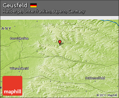Physical 3D Map of Geusfeld