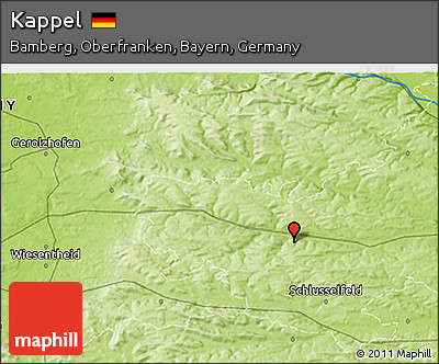 Physical 3D Map of Kappel