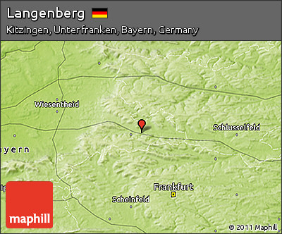Physical 3D Map of Langenberg