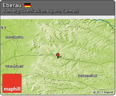 Physical 3D Map of Eberau