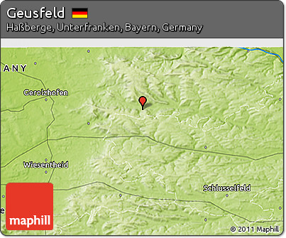 Physical 3D Map of Geusfeld