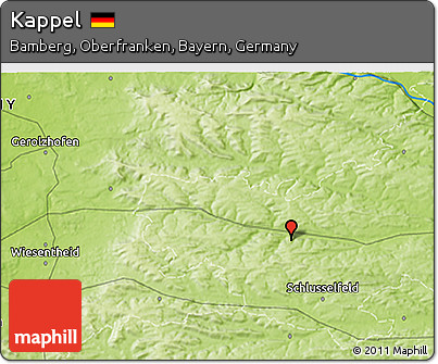 Physical 3D Map of Kappel