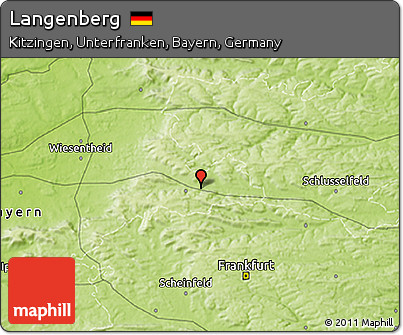 Physical 3D Map of Langenberg