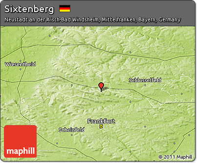 Physical 3D Map of Sixtenberg