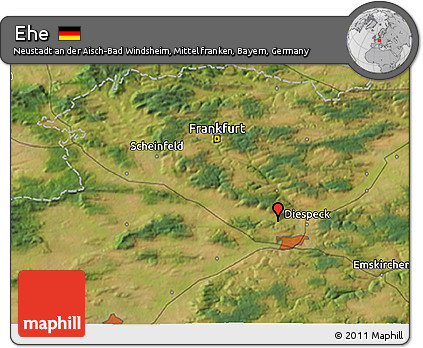 Satellite 3D Map of Ehe