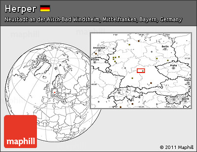 Blank Location Map of Herper