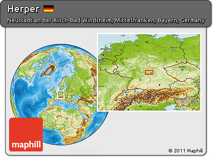 Physical Location Map of Herper