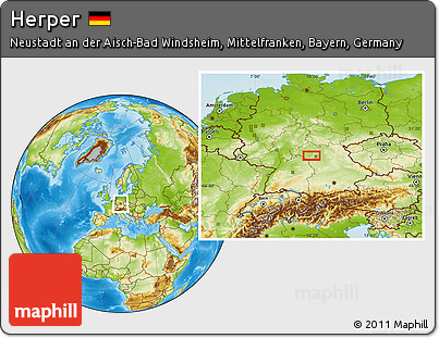 Physical Location Map of Herper
