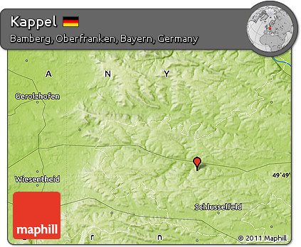 Physical Map of Kappel