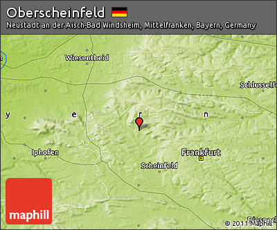 Physical Map of Oberscheinfeld