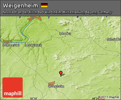 Physical Map of Weigenheim