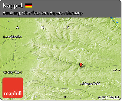 Physical Map of Kappel