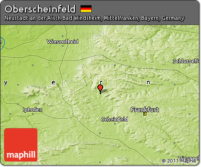 Physical Map of Oberscheinfeld