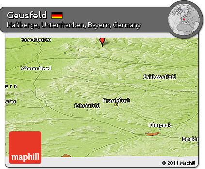 Physical Panoramic Map of Geusfeld