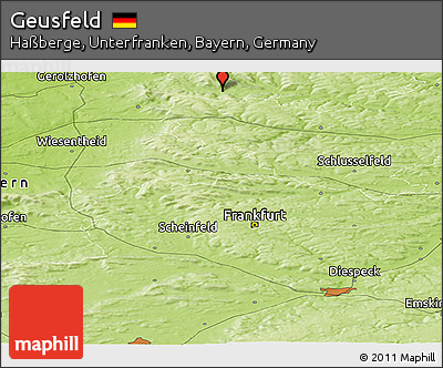 Physical Panoramic Map of Geusfeld
