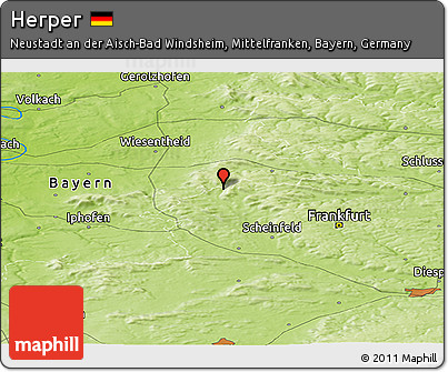Physical Panoramic Map of Herper