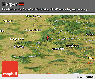 Satellite Panoramic Map of Herper