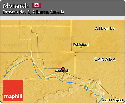 Physical 3D Map of Monarch