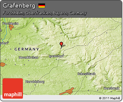 Physical 3D Map of Gräfenberg